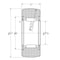 Ntn RNA22/8LL, Yoke Type Track Nrb WO Ir Double Sealed Crowned Roller 12 Mm Idx 24 Mm Od X 118 Mm W RNA22/8LL - alternate 2